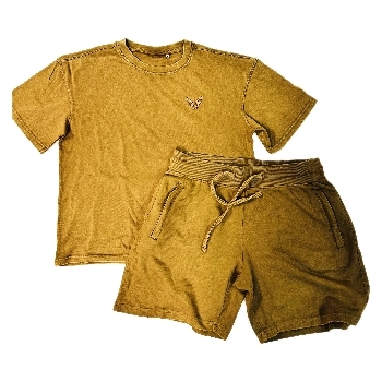 Men Premium Crop Shortset