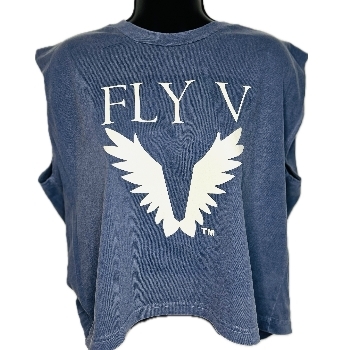 FLY V Times Crop Muscle Shirt