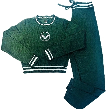 Chained-V Tennis Sweater Set