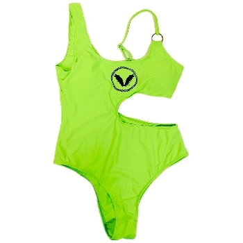 Chained-V Cut Swimsuit