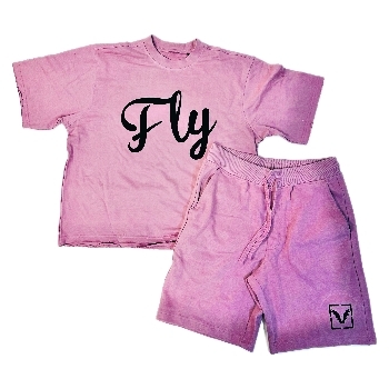 Men FLY Cursive Shortset