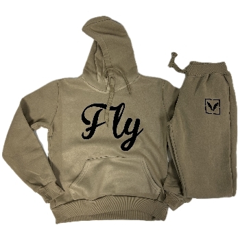 Ladies FLY Cursive Hoodie Suit