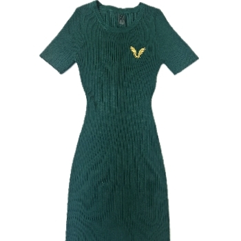 Solo Logo Ribbed Dress