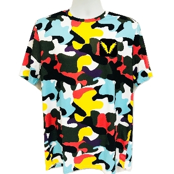 Multicolor Camo Patch Shirt
